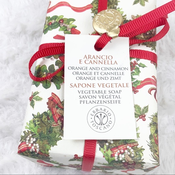 Erbario Toscano Orange Cinnamon soap & candle set Christmas Holiday - Picture 7 of 9